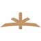 Ekena Millwork Alberta Smooth Timber Gable Bracket, Western Red Cedar, 72"W x 27"H x 1 1/2"D x 5 1/2"F, 9/12 Pitch GBW072X27X0206ALB00SWR - alternate 1